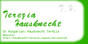 terezia hausknecht business card